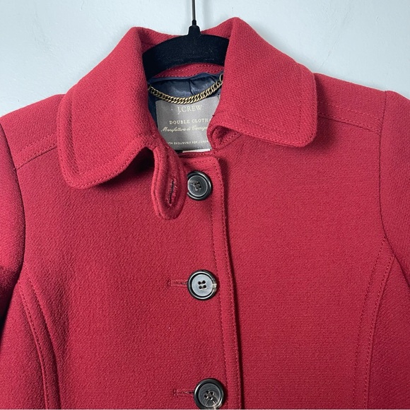 J. Crew Double Cloth Belted Wool Trench Coat - Picture 7 of 16